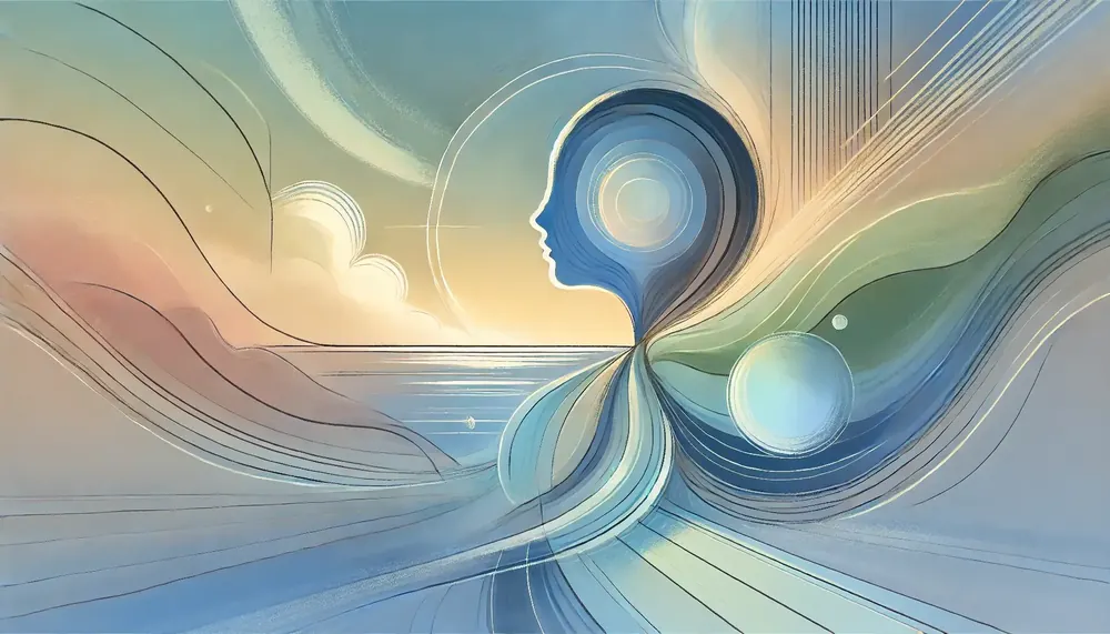 Ilustración abstracta sobre claridad emocional y proceso terapéutico